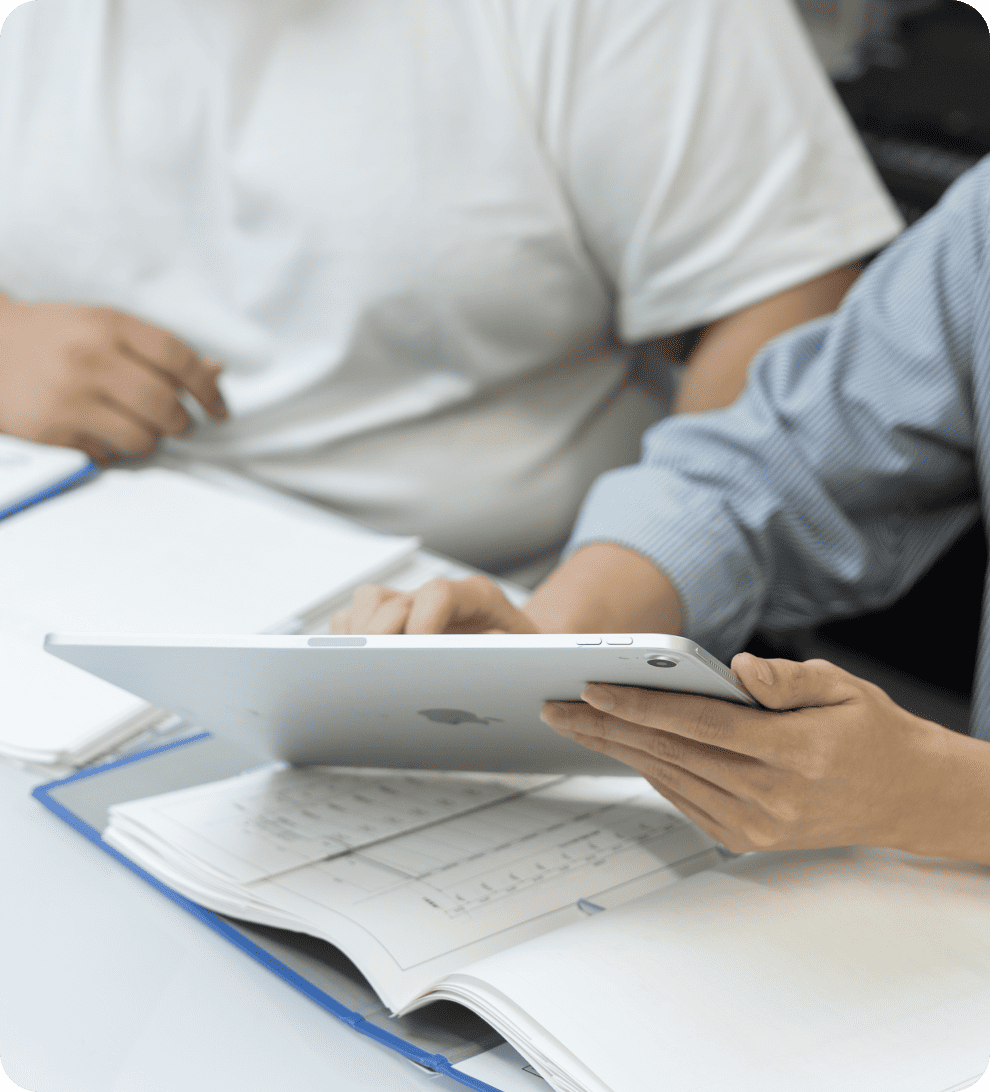 図面上で教育シーン